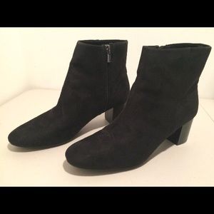 Black Suede Boots, Size 11